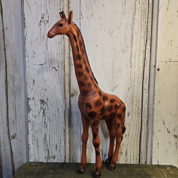 imperial Other - Vintage‎ Imperial 1985 GIRAFFE Figurine Safari Zoo Toy Plastic 14"